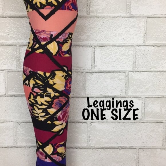 LuLaRoe Pants - LuLaRoe One Size Leggings NWT